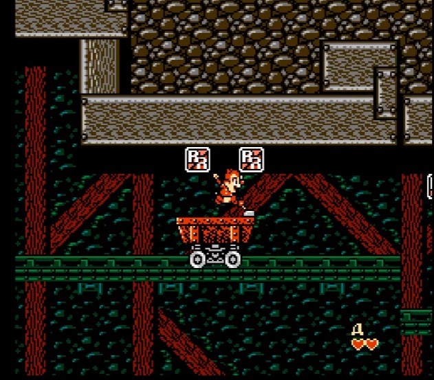 Chip and Dale Rescue Rangers 2 - геймплей игры Dendy\NES